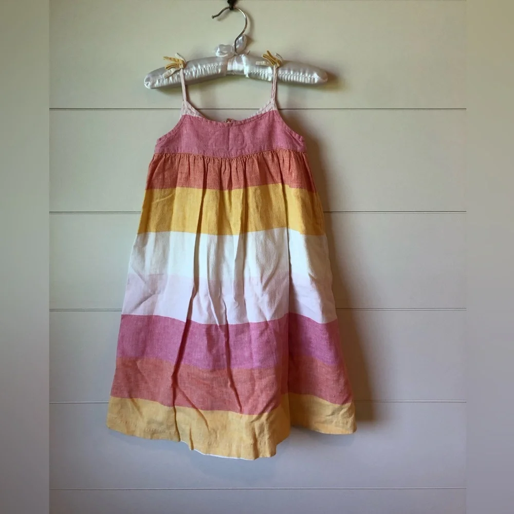 Baby Gap Linen Midi Dress Girls 4T - Picture 1 of 6